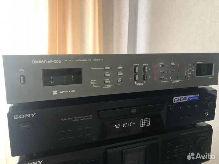 Аудио аппаратура sony и Олимп ду-005