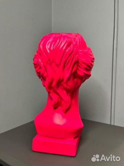 Венера кашпо ваза голова декор