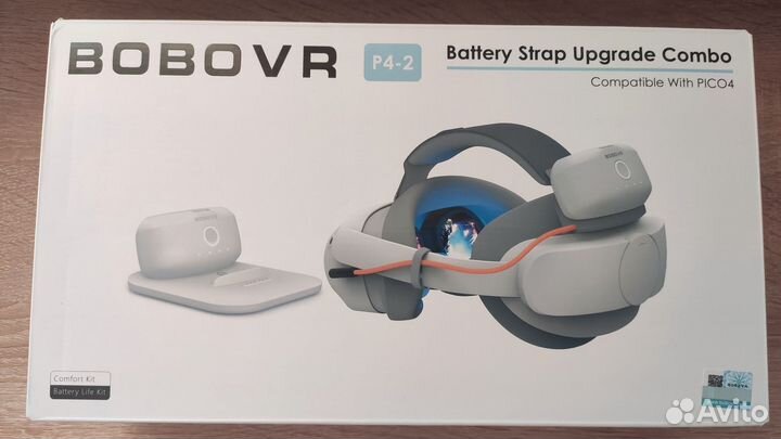 Крепление bobovr P4 + 2 аккумулятора + док-станция