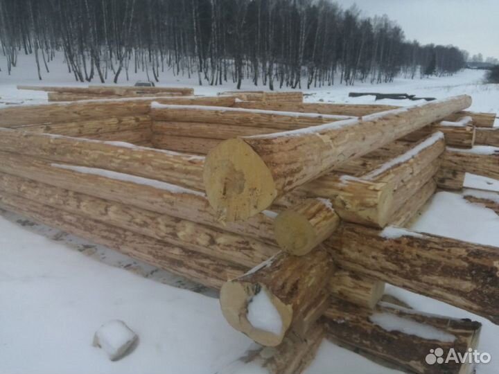 4/6 сруб + 2м.вынос, лапа. Комплект