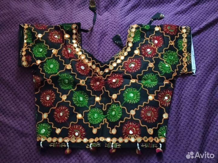 Индийский костюм ленга чоли.Раджастан