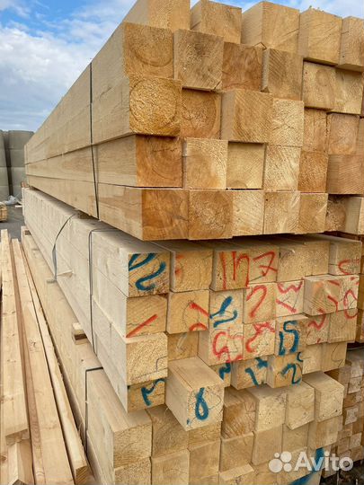 Брус обрезной 150х150х6000мм с доставкой