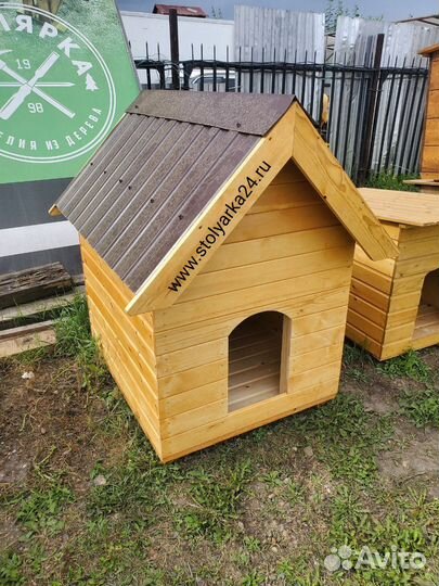 Будка для собаки / собачья будка / вольер