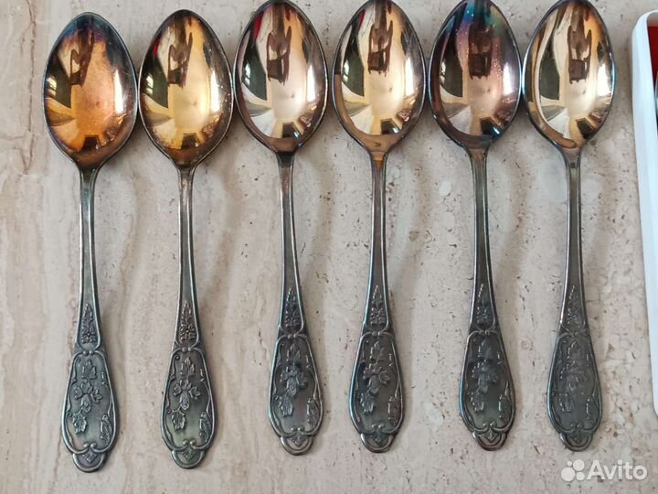 Ложки, вилки мельхиор СССР