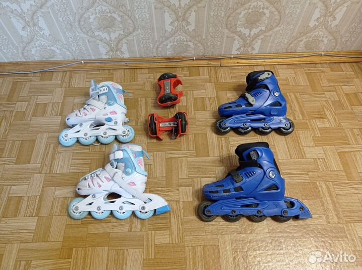 Коньки ролик, раздвижные размер 28-31,30-33. Торг