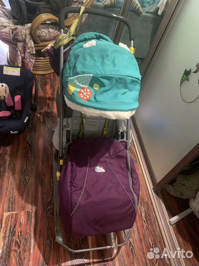 Коляска санки