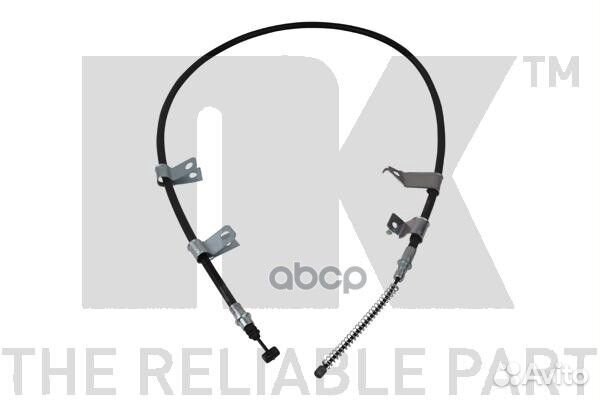 Трос ручного тормоза chevrolet aveo левый 90500