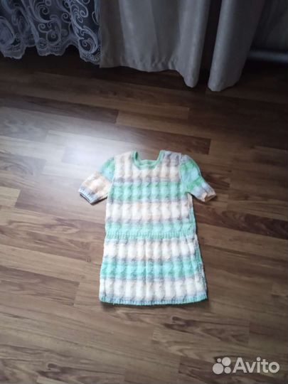 Платье для девочки вязаное