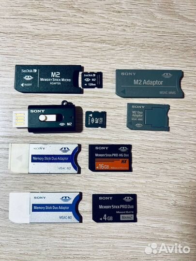 Sony Memory Stick PRO duo16gb, M2-16gb В идеале