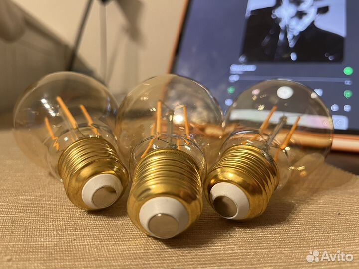 Лампа Эдисона интерьерная лофт Vintage (3шт)