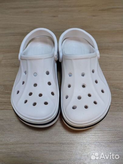 Crocs сабо для пляжа кроксы белые