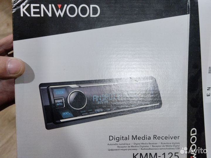 Магнитола kenwood KMM-125 Digital Media Receiever
