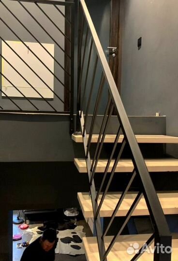 Лестница из листового металла