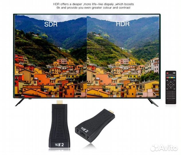 Тв-приставка smart tv android (8/128 gb.)