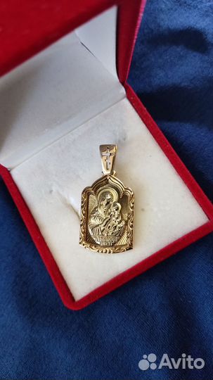 Золотой кулон(икона)