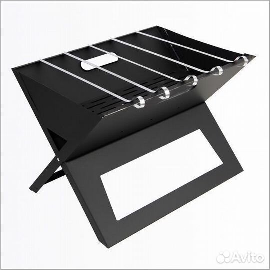 Мангал ноутбук Onix + 5 шампуров