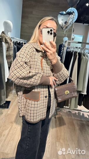 Бомбер шерстяной