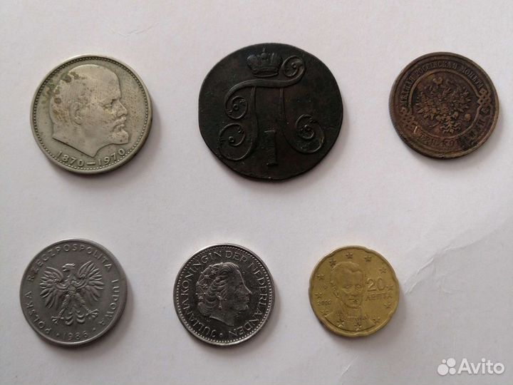 Моеты, медали, значки, купюры СССР