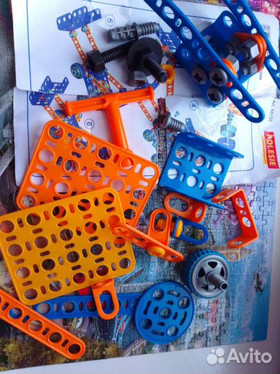 Конструктор полесье с гаечками и болтиками