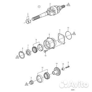 Шайба volvo penta