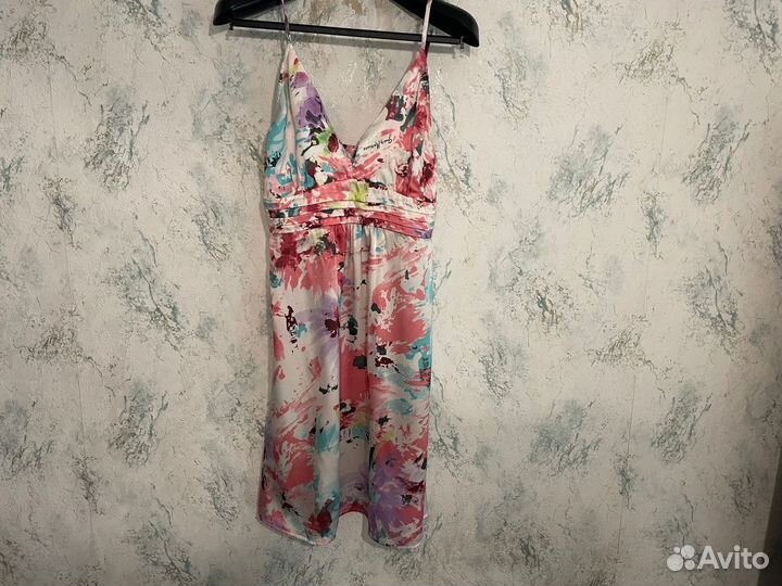 Шелковое платье в бельевом стиле Guess by marciano