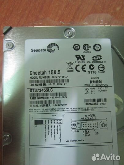 Диск для серверов Seagte Cheetan 15k5
