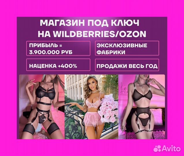 Магазин на wildberries под ключ. Доход 1.5 млн р