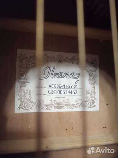 Электроакустическая гитара ibanez