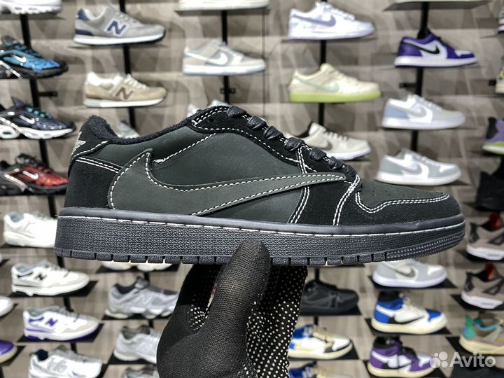 Nike Air Jordan 1 low x Travis Scott Black Phantom