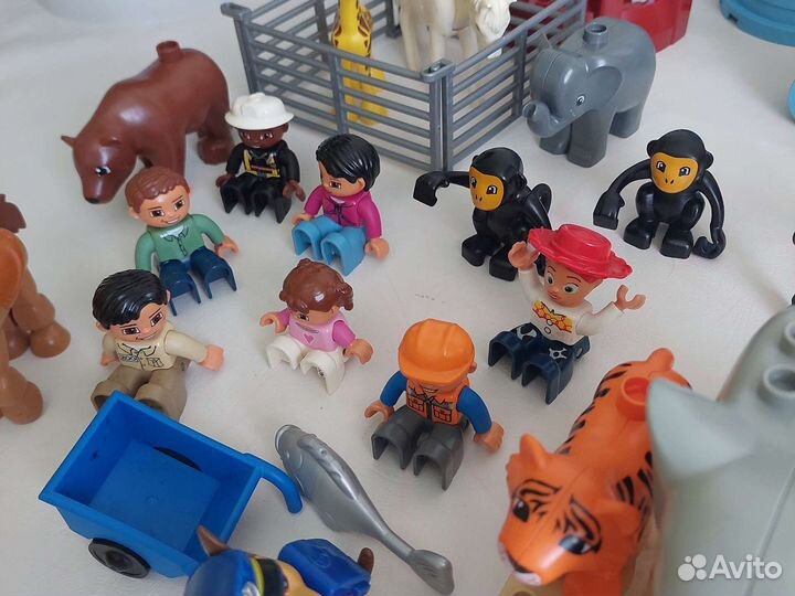 Lego duplo зоопарк большой
