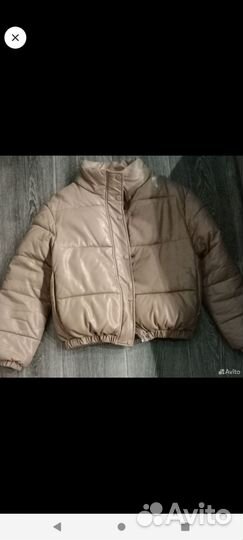 Куртка зимняя эко -кожа