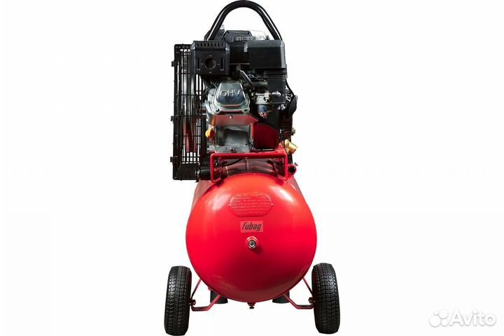 Компрессор fubag bp 4500/100/7 450 л/мин 100л 10бар 5.2 квт бензин 641278