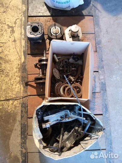 Запчасти от советской мото техники