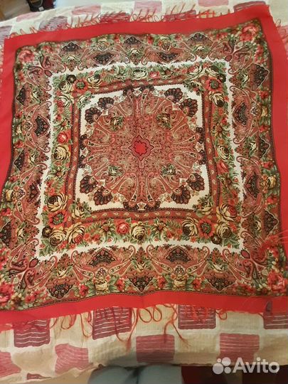 Русская народная шаль 115х115см