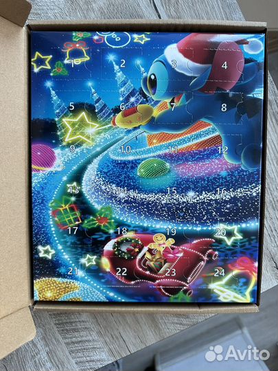 Стич новогодний Адвент календарь