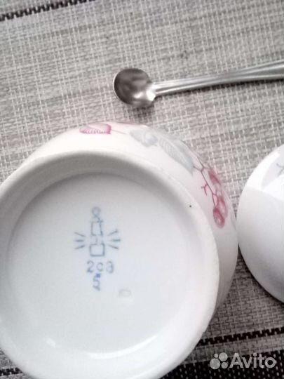 Сахарница/соусница фарфор СССР