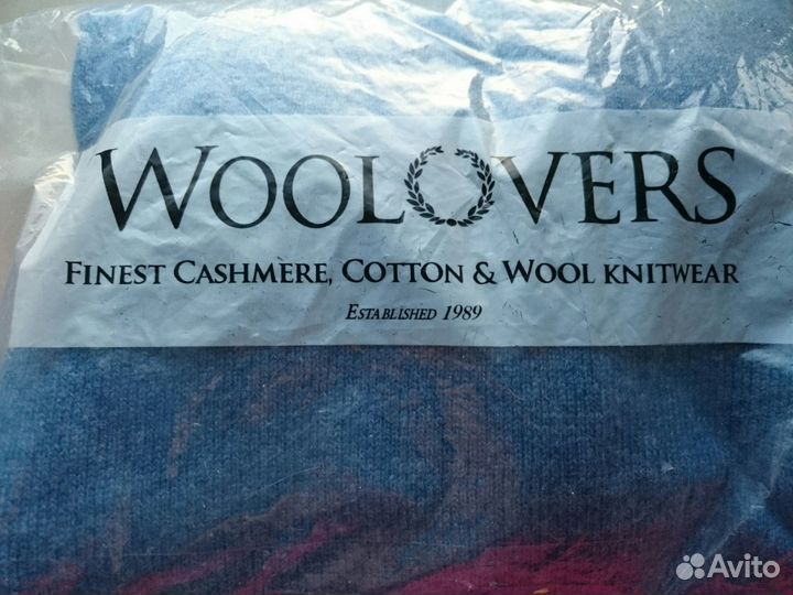 Woolovers Англия новый кашемировый джемпер