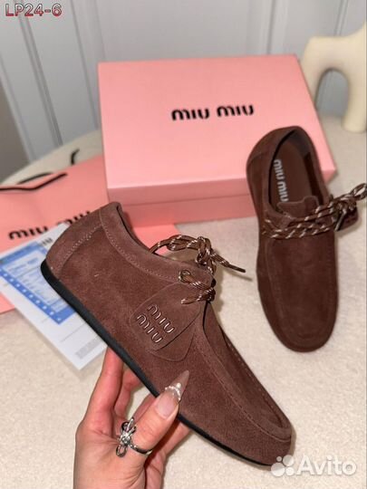 Лоферы miu miu женские