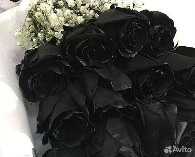Чёрные розы Букеты доставка цветов