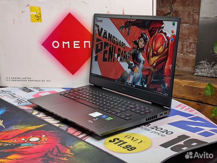 Hp Omen 17 RTX 3080(16gb) / 2,5k/ 32ram