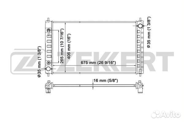 Радиатор охл. дв. Nissan Teana (J32) 08