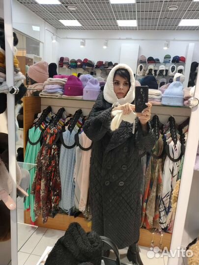 Шапка женская капор