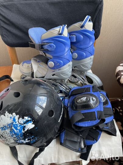 Детские ролики и защита