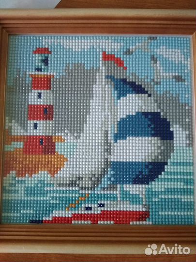 Картина. Алмазная мозаика. Готовая