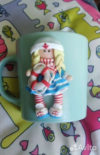 Кружка с декором 