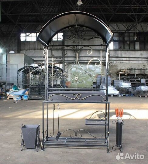 Беседка с мангалом