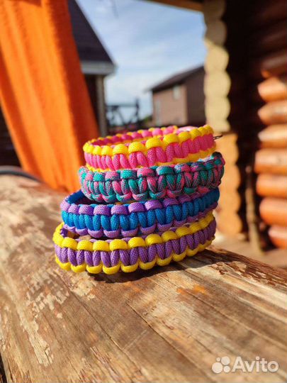 Ошейник для собак ручной работы из паракорда