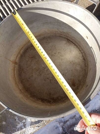 Кастрюля большая алюминиевая с крышкой