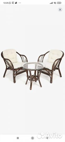 Плетёная мебель для лоджии, кухни