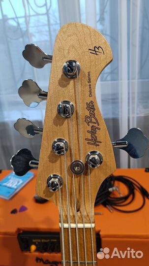 Бас гитара 5 струн Harley Benton mm-85a